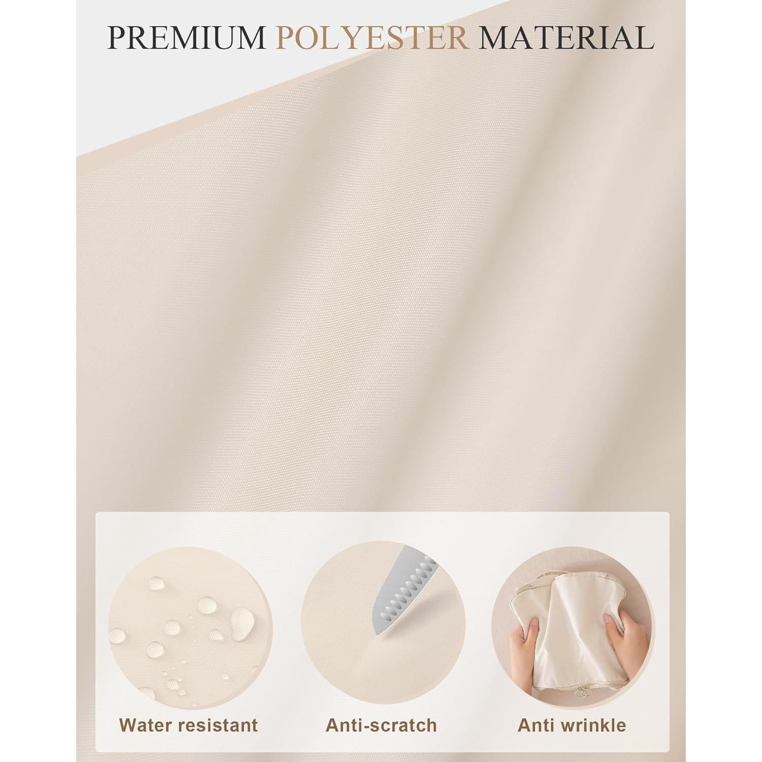 Set de 10 Cubos de Empaque TRMFUSA Beige - Organizadores de Viaje