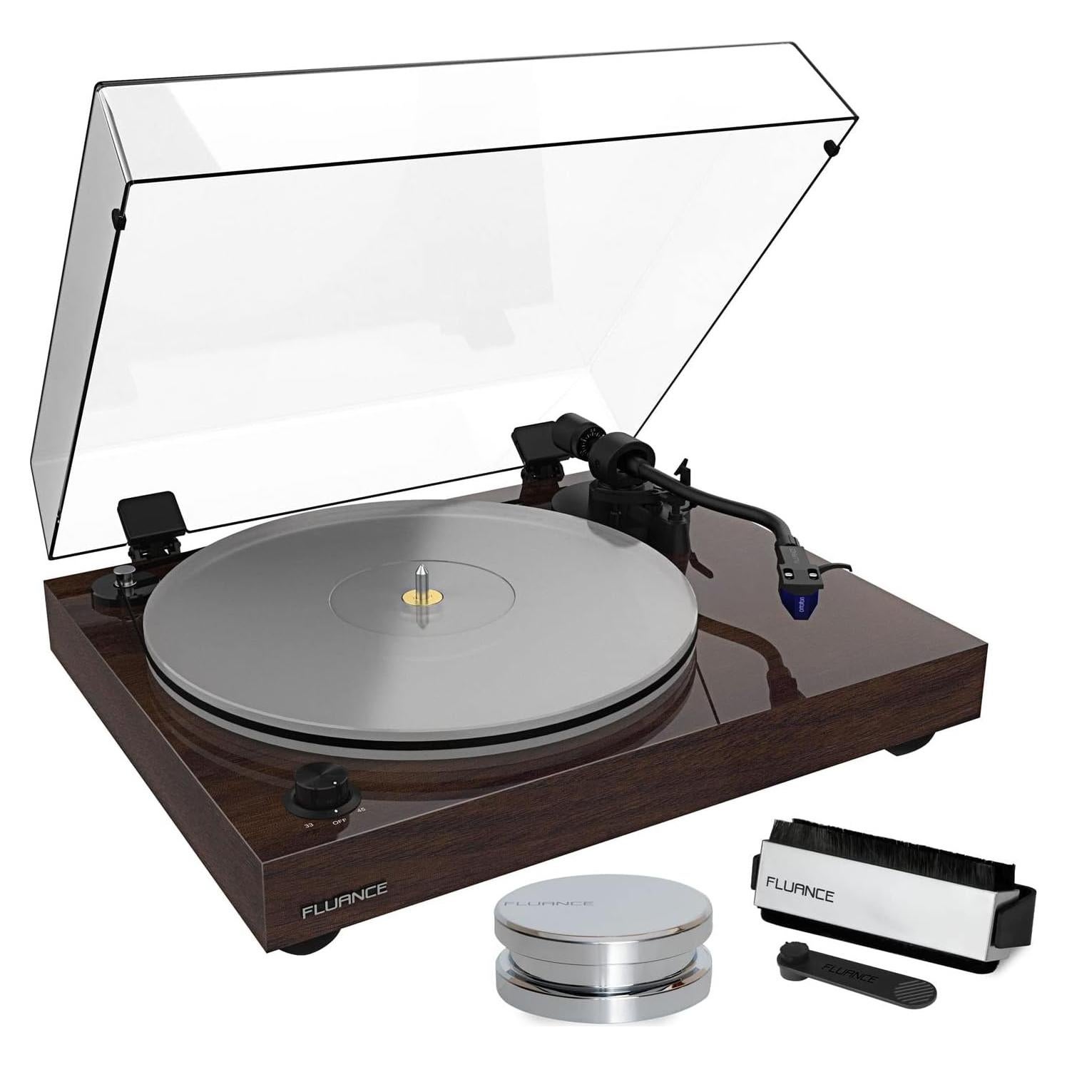 Tocadiscos Fluance RT85 Vinilo con Cartucho Ortofon 2M Blue