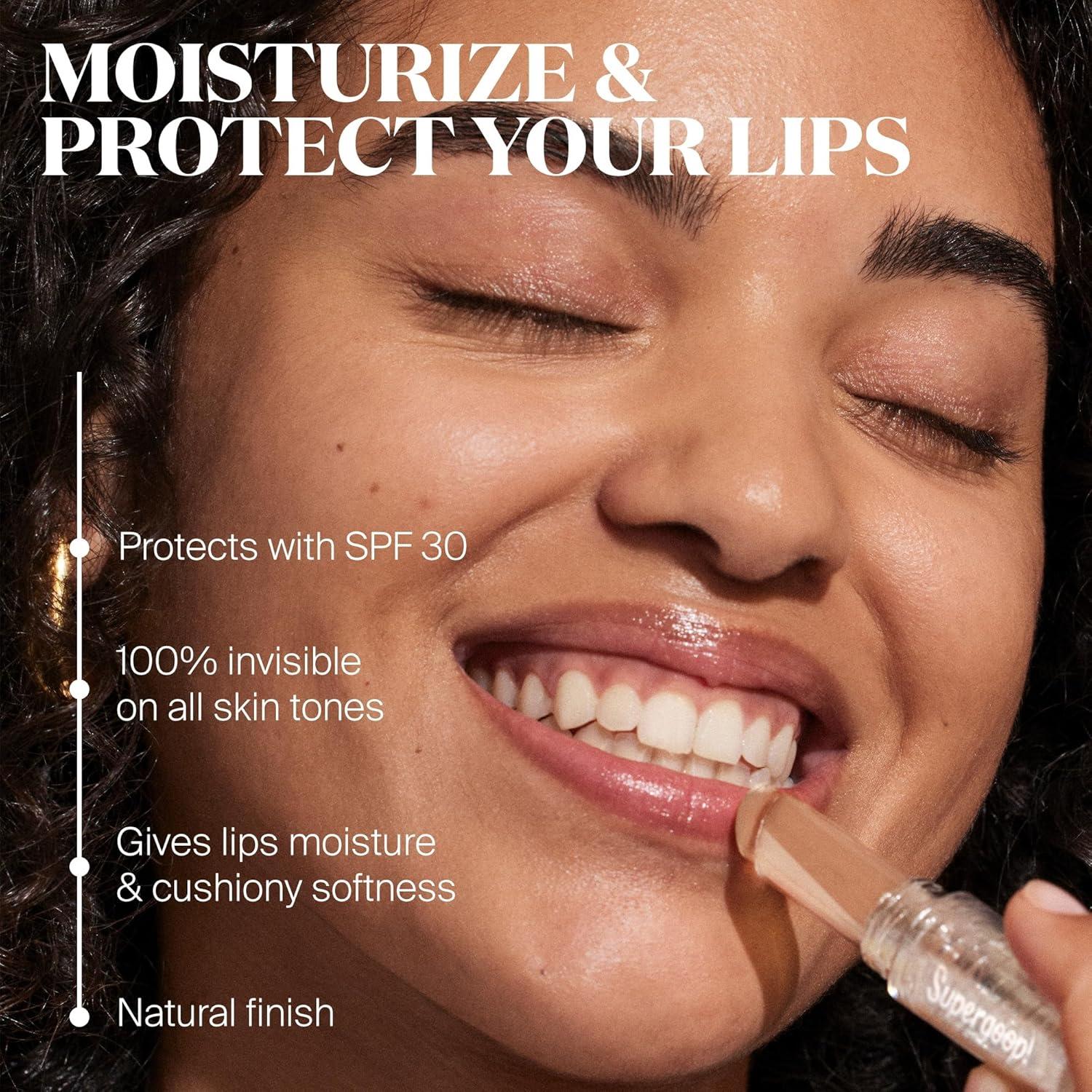 Supergoop! Protector Labial Invisible SPF 30 - 3.4 g - Hidratante UV