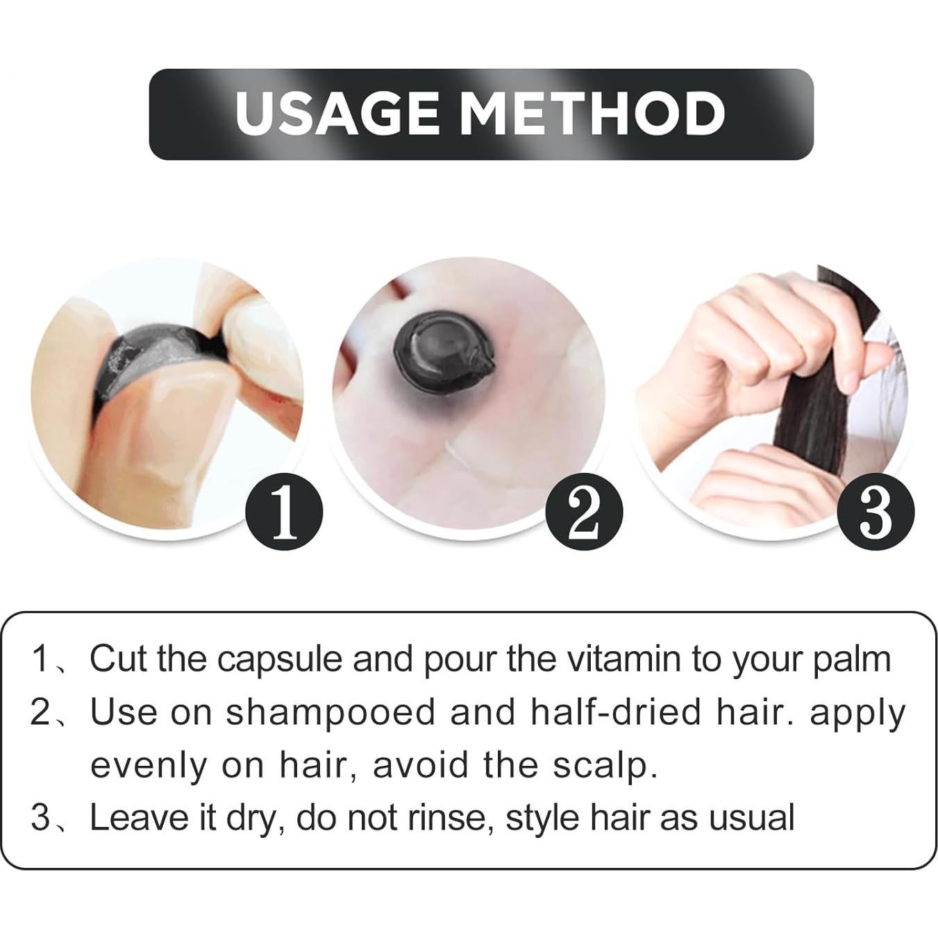 Suero Vitamínico para el Cabello WAONIQ - 30 Cápsulas