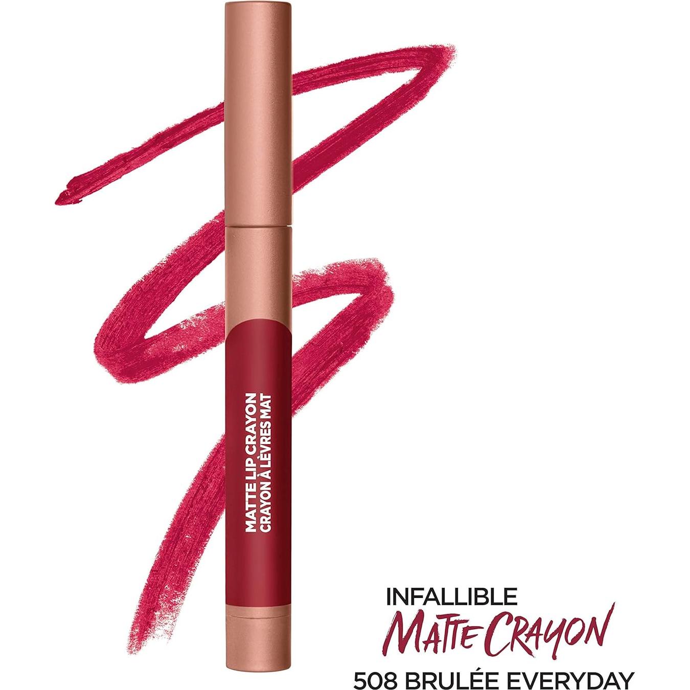 Lápiz Labial Mate L'Oréal Paris Infallible Brulee Everyday 9g