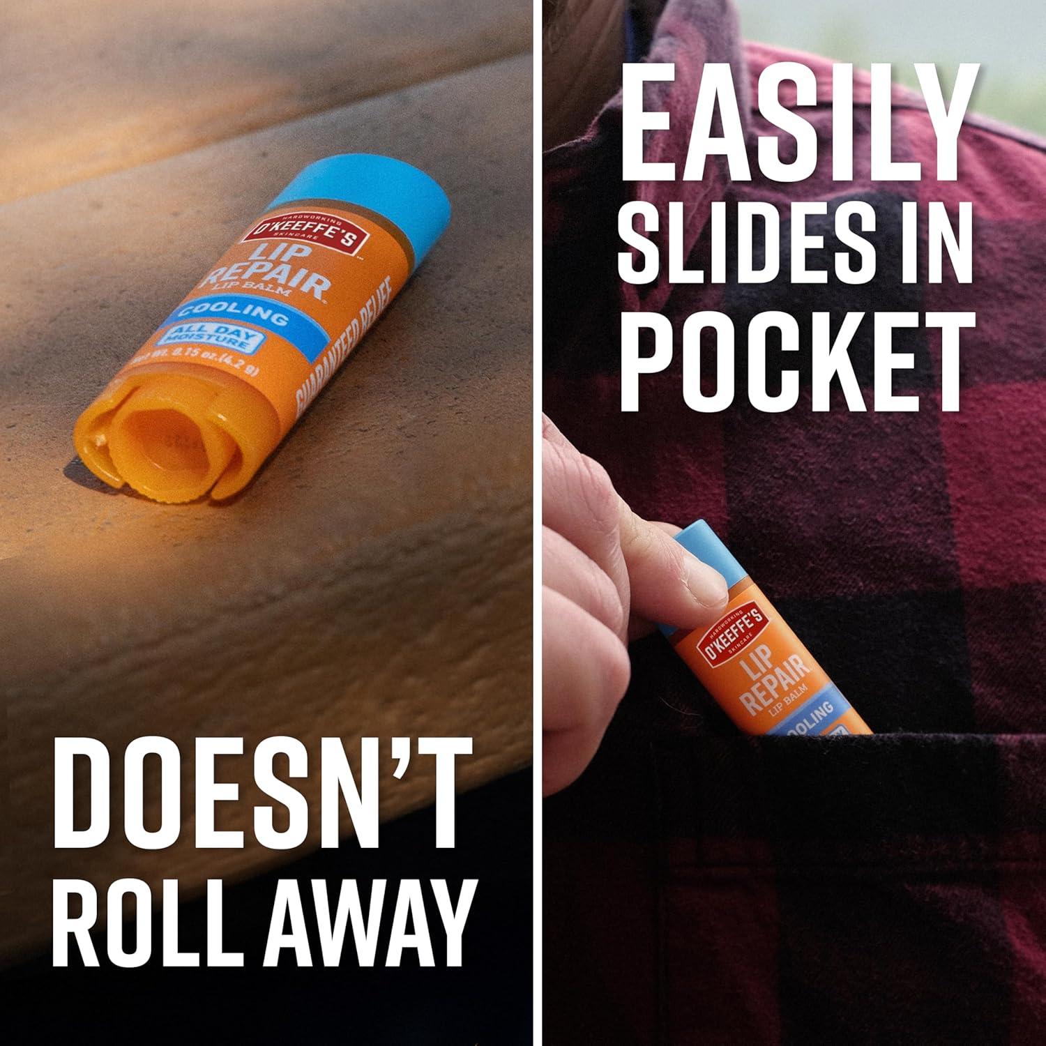 Bálsamo Labial O'Keeffe's Lip Repair Alivio Refrescante 2 Pack