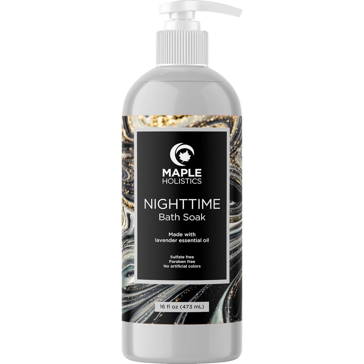 Baño de Burbujas de Lavanda Maple Holistics 473 ml - Aromaterapia