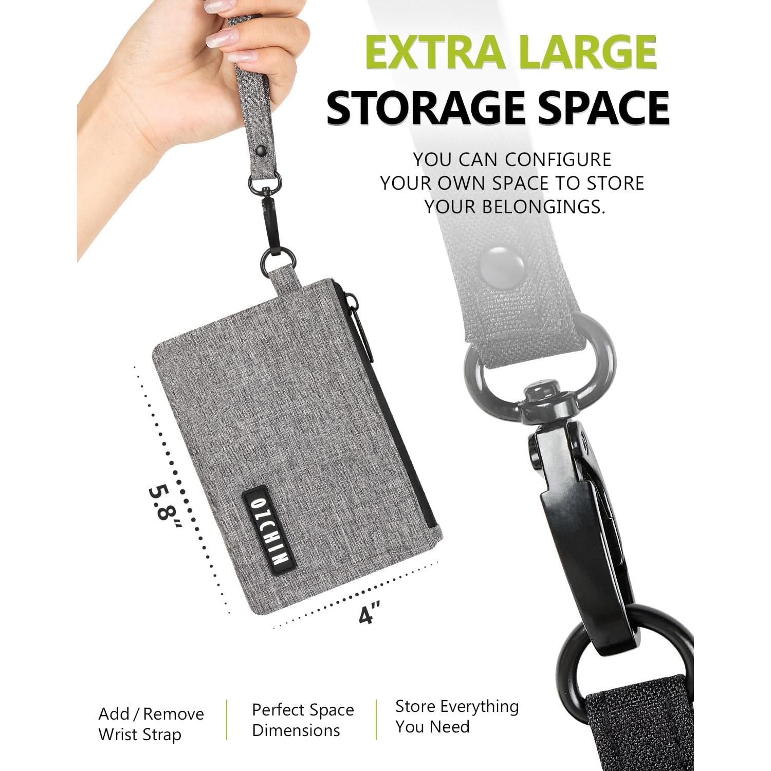 Bolsa a Prueba de Olores Gris - Estuche de Almacenamiento 15.24x10.16cm