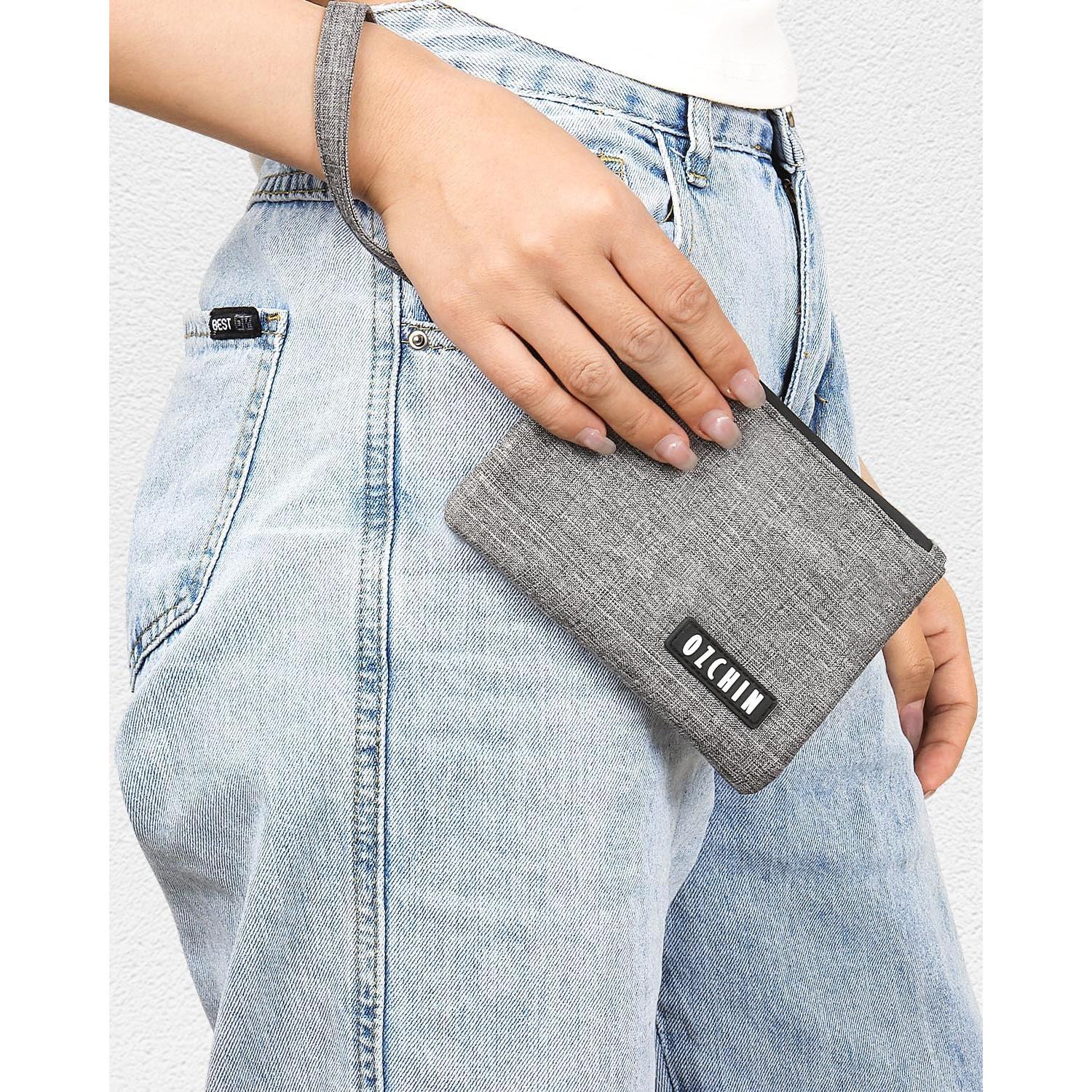 Bolsa a Prueba de Olores Gris - Estuche de Almacenamiento 15.24x10.16cm