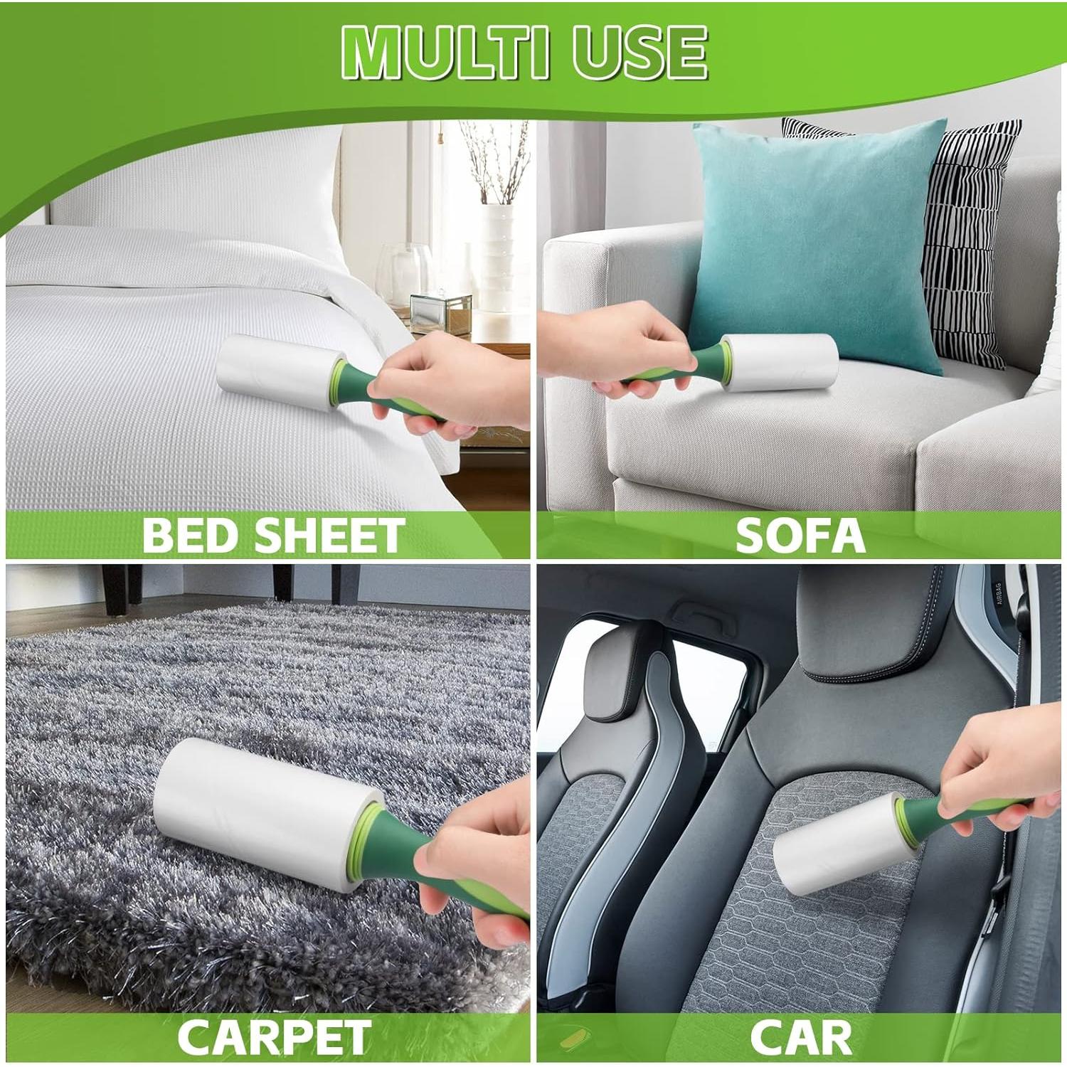 Rodillo Adhesivo SPRIBLOSS para Pelo de Mascotas - 1100 Hojas