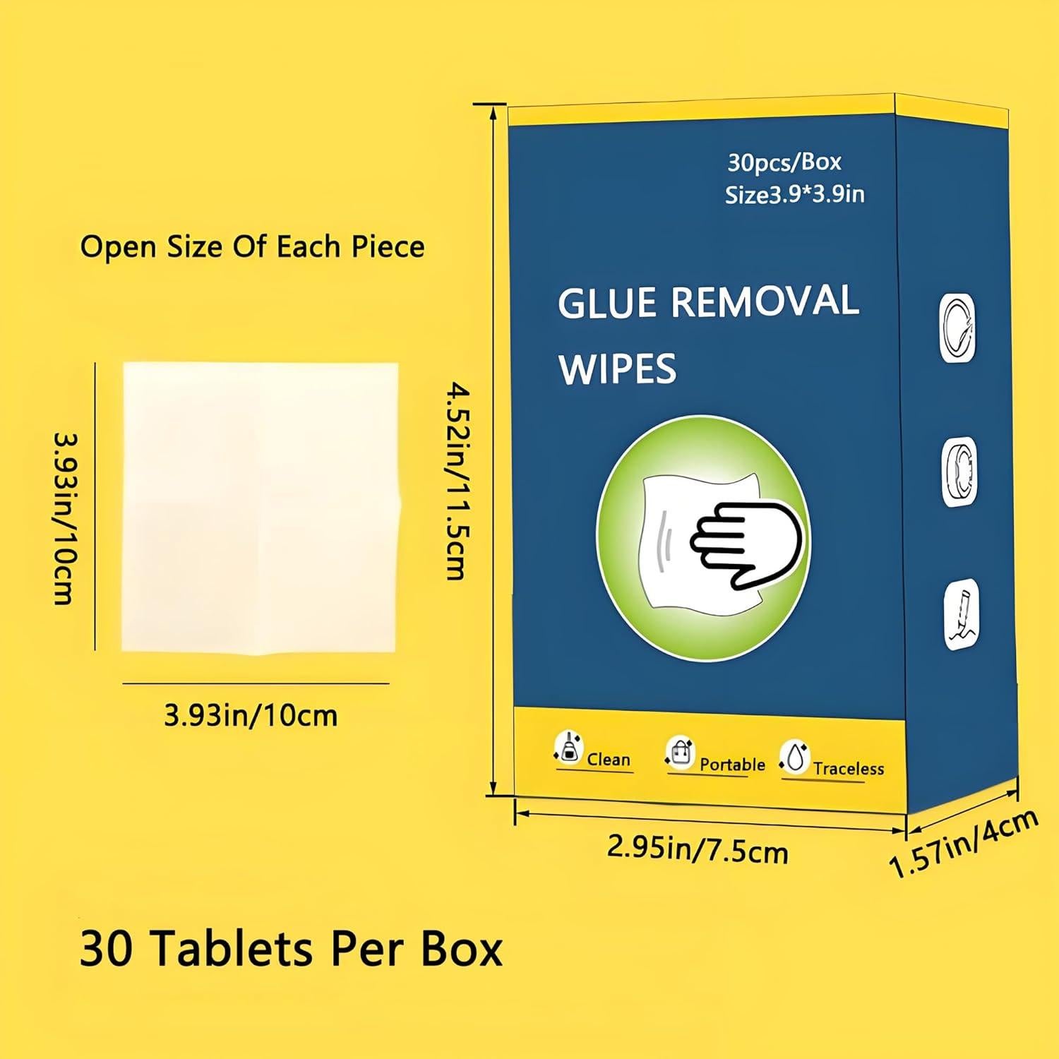 Toallitas Removedoras de Adhesivo Procraan - 30 Unidades