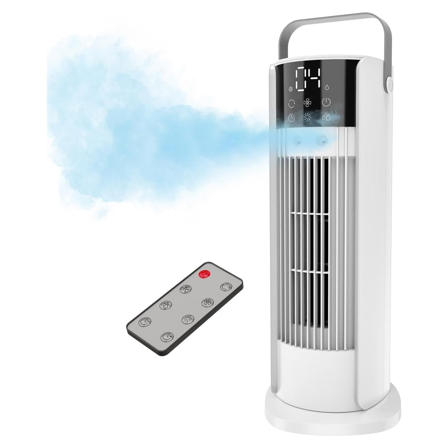 Ventilador de Torre Nebulizador XIUREI F20 16" 4 Velocidades