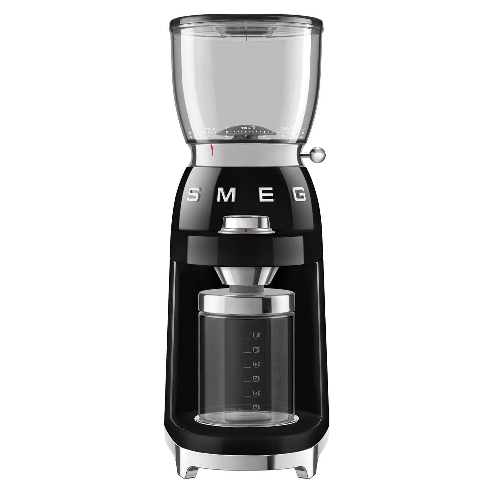 Molinillo de Café SMEG CGF11 Retro - 30 Configuraciones, 350g