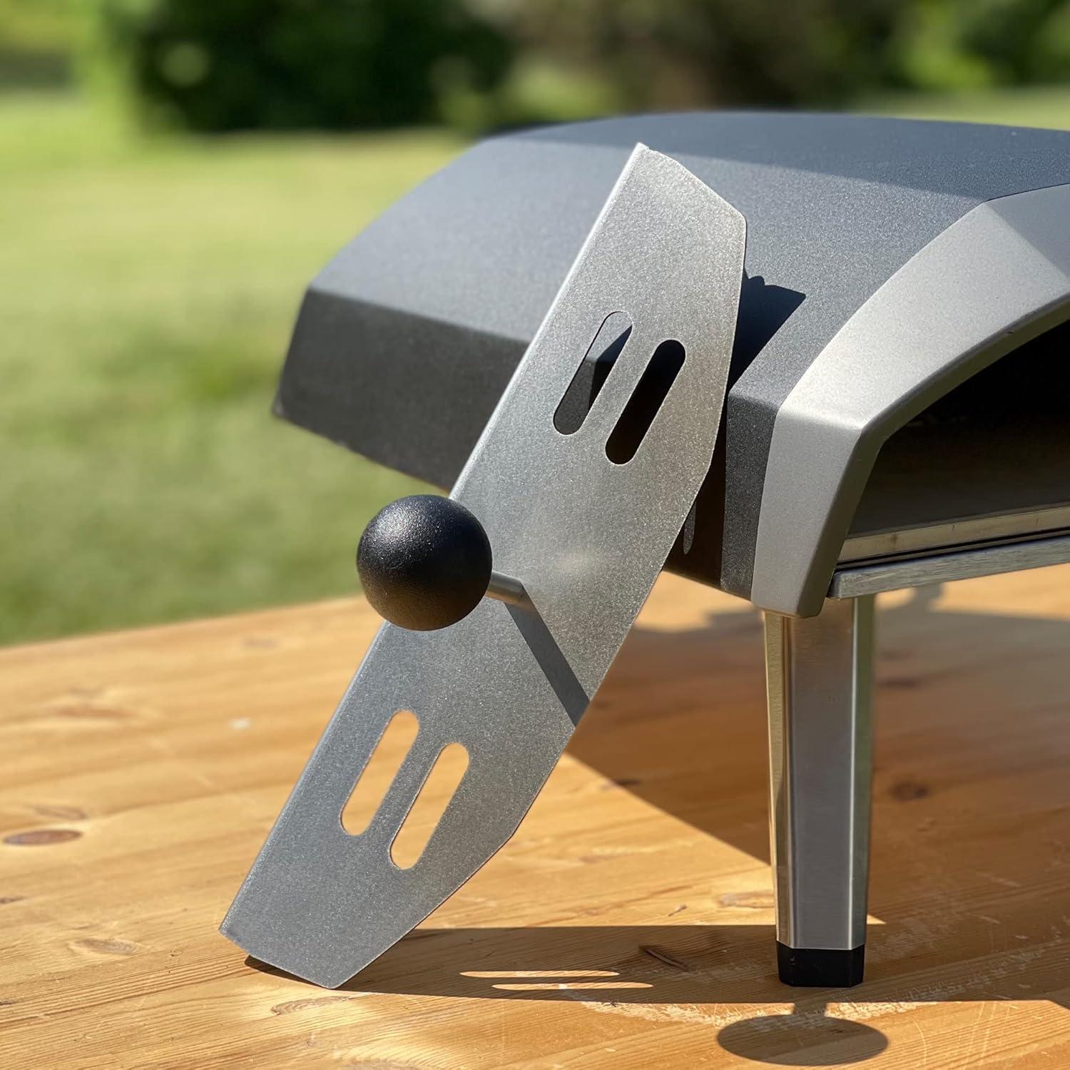 Puerta de Horno de Pizza Raw Rutes para Ooni Koda 12 - Acero Inoxidable