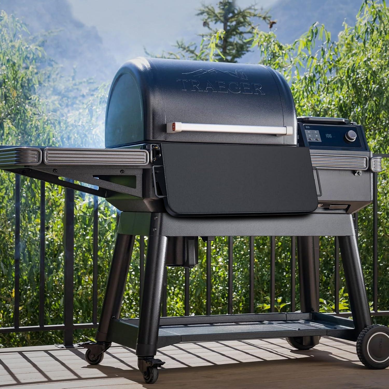 Estante Frontal Plegable AJinTeby BAC604 para Parrillas Traeger