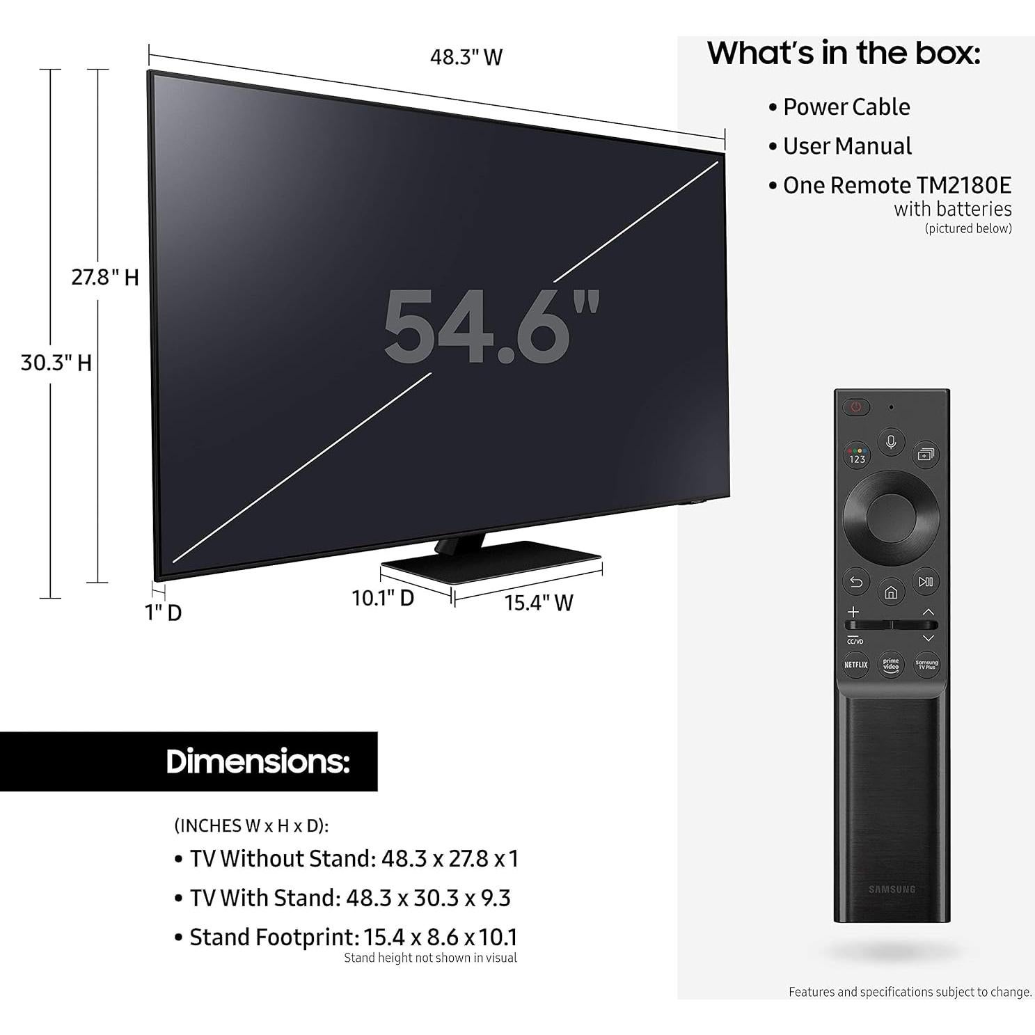 Samsung QN85A 55" Neo QLED 4K Smart TV Renovada