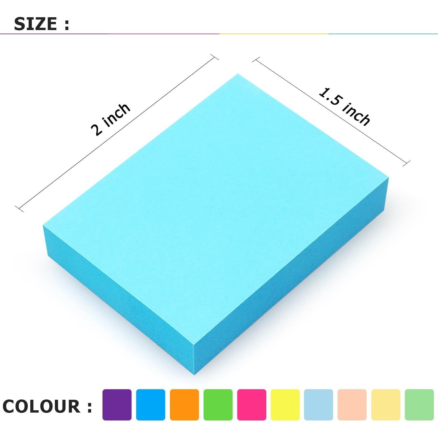 Notas Adhesivas Eastern Wolf 3.81x5.08 cm 20 Blocs 100 Hojas