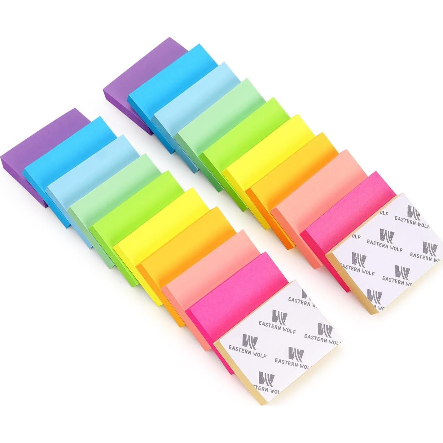 Notas Adhesivas Eastern Wolf 3.81x5.08 cm 20 Blocs 100 Hojas