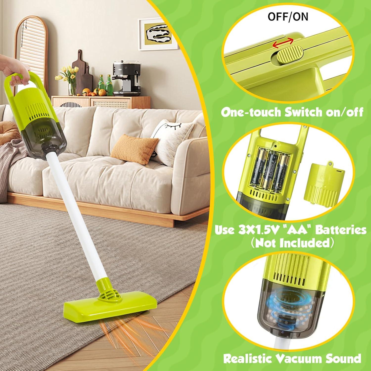 Juego de Limpieza Infantil XIAPIA 14 Piezas Aspiradora 2 en 1