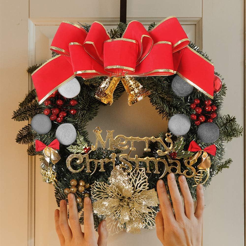 Luckforest 60 Pcs Bolas de Fieltro de Lana Natural 2 cm