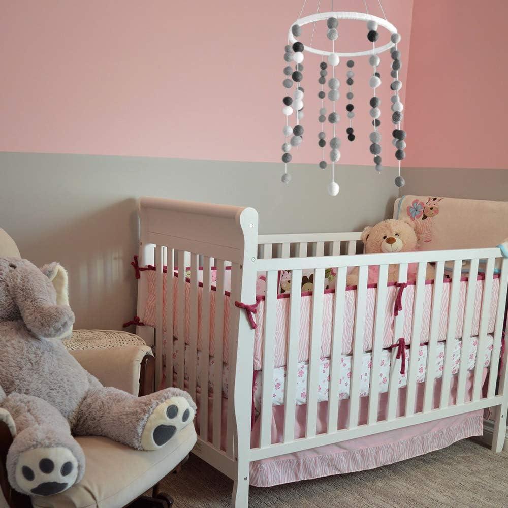 Luckforest 60 Pcs Bolas de Fieltro de Lana Natural 2 cm