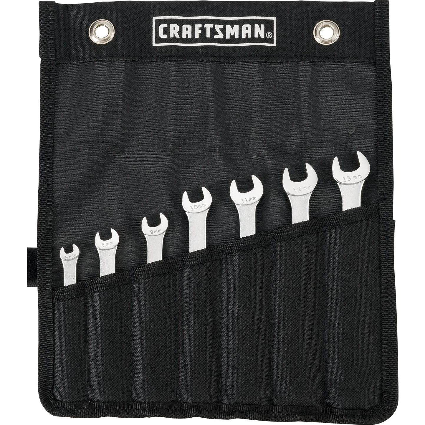 Juego de Llaves Combinadas CRAFTSMAN 7Pzas Métricas