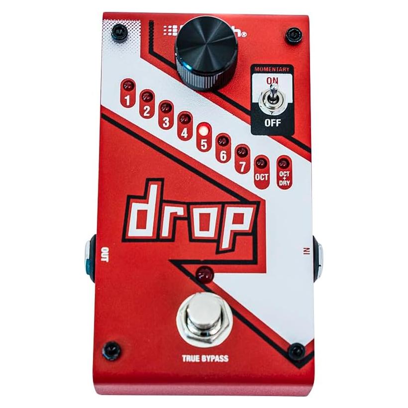 Pedal de Afinación Polifónica DigiTech DROP - Rojo