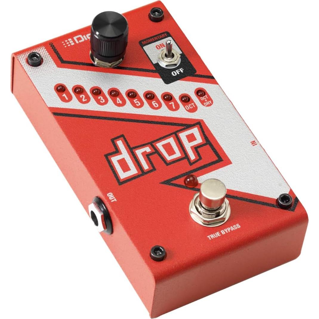 Pedal de Afinación Polifónica DigiTech DROP - Rojo