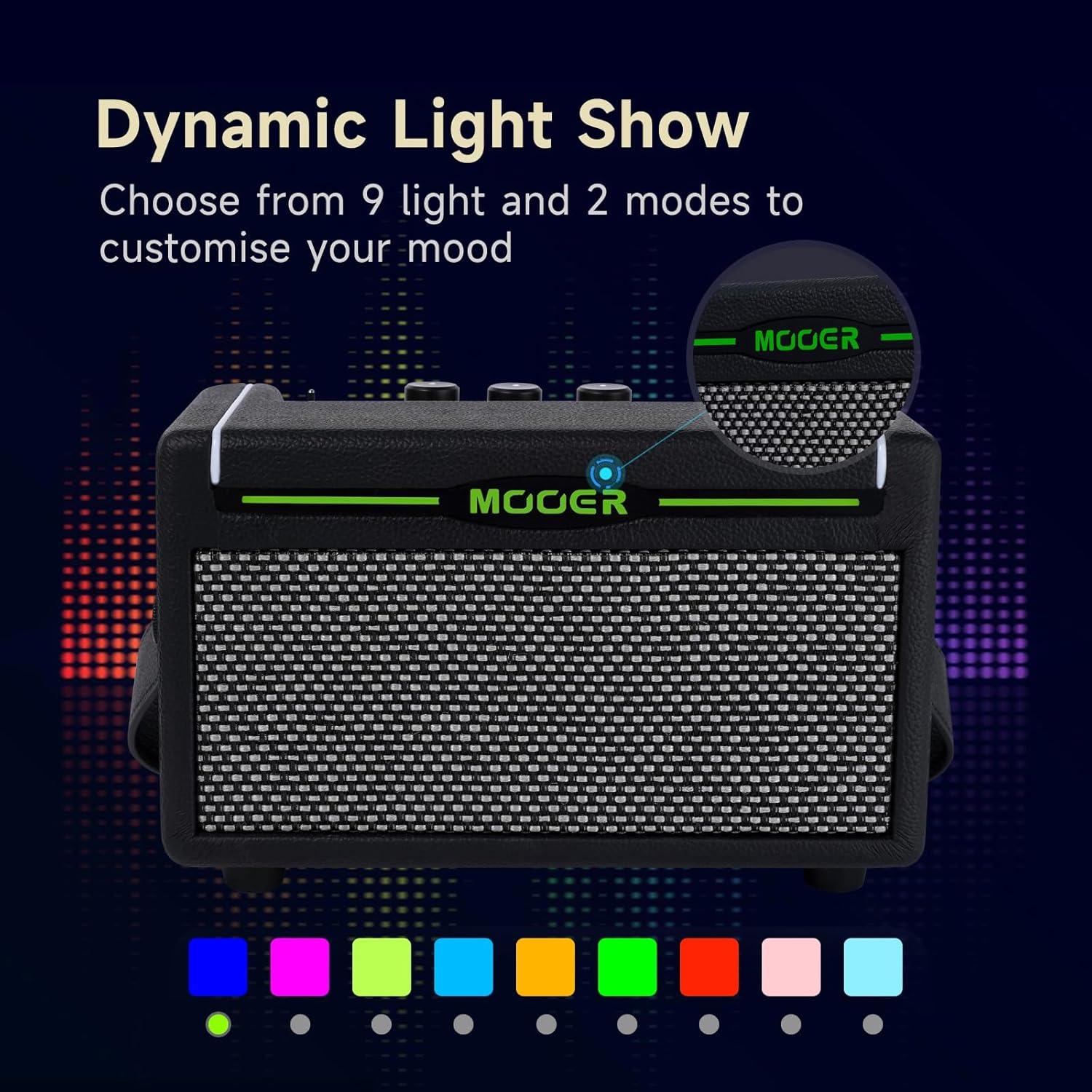 Amplificador de Guitarra MOOER SD10i 10W Portátil Bluetooth