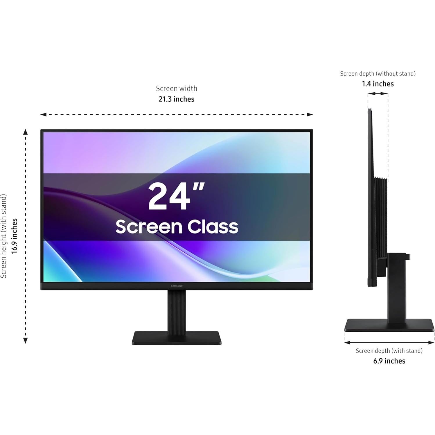 Monitor Samsung 24" S32GF FHD 120Hz IPS Sin Parpadeo