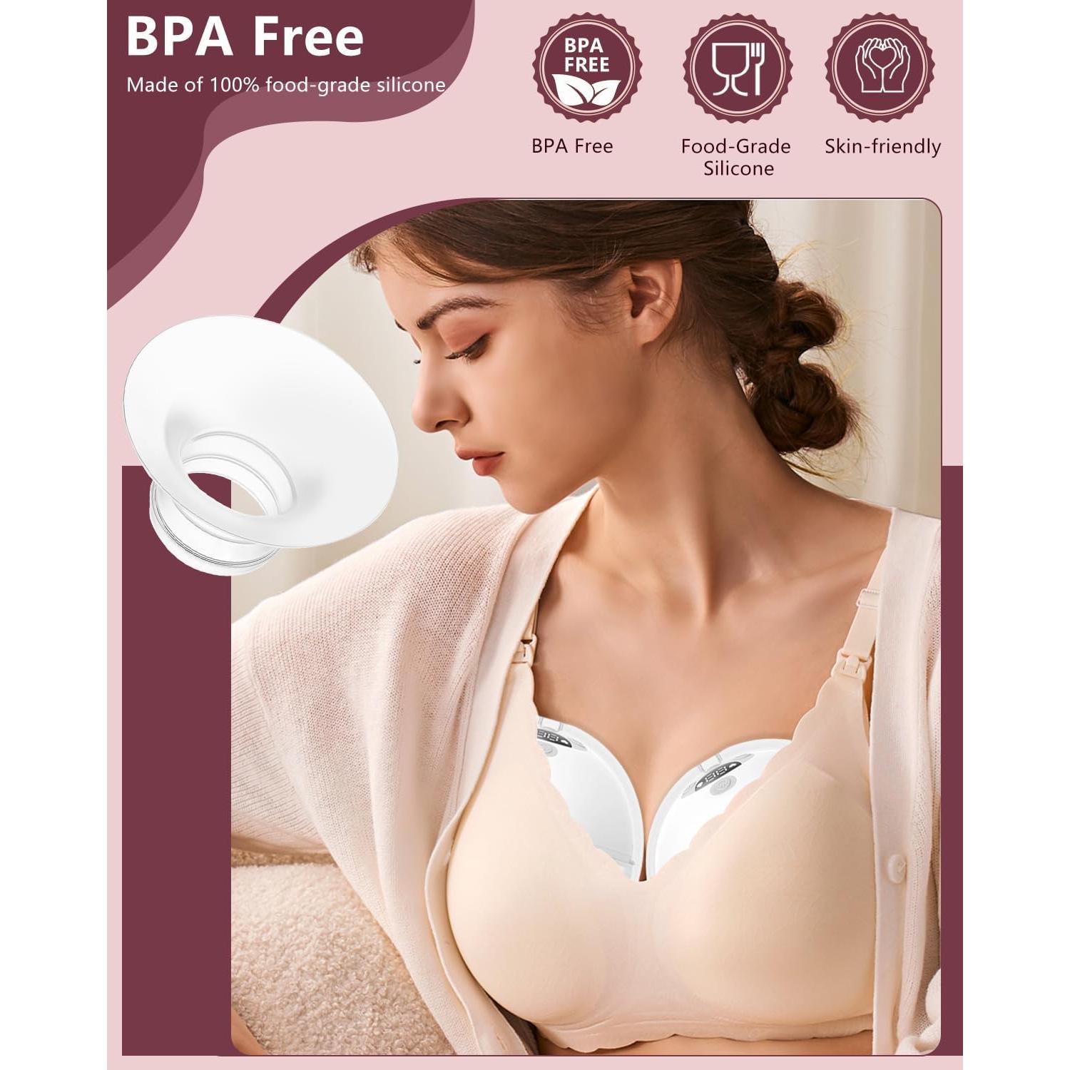 8 Inserto de Brida 13mm IVARONAL para Extractores de Leche