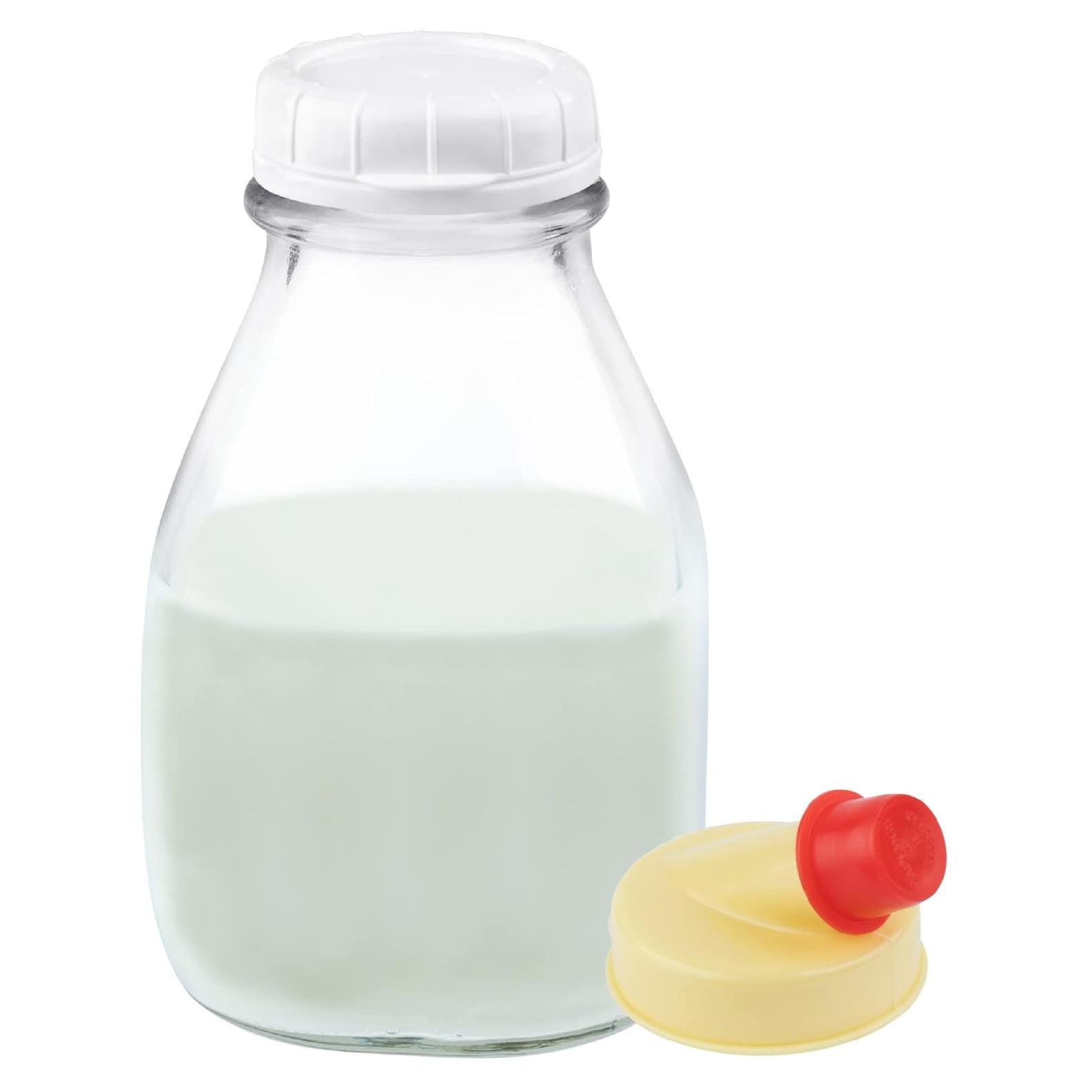 Botella de Vidrio Kitchentoolz 16 oz con Tapa y Pico Vertedor