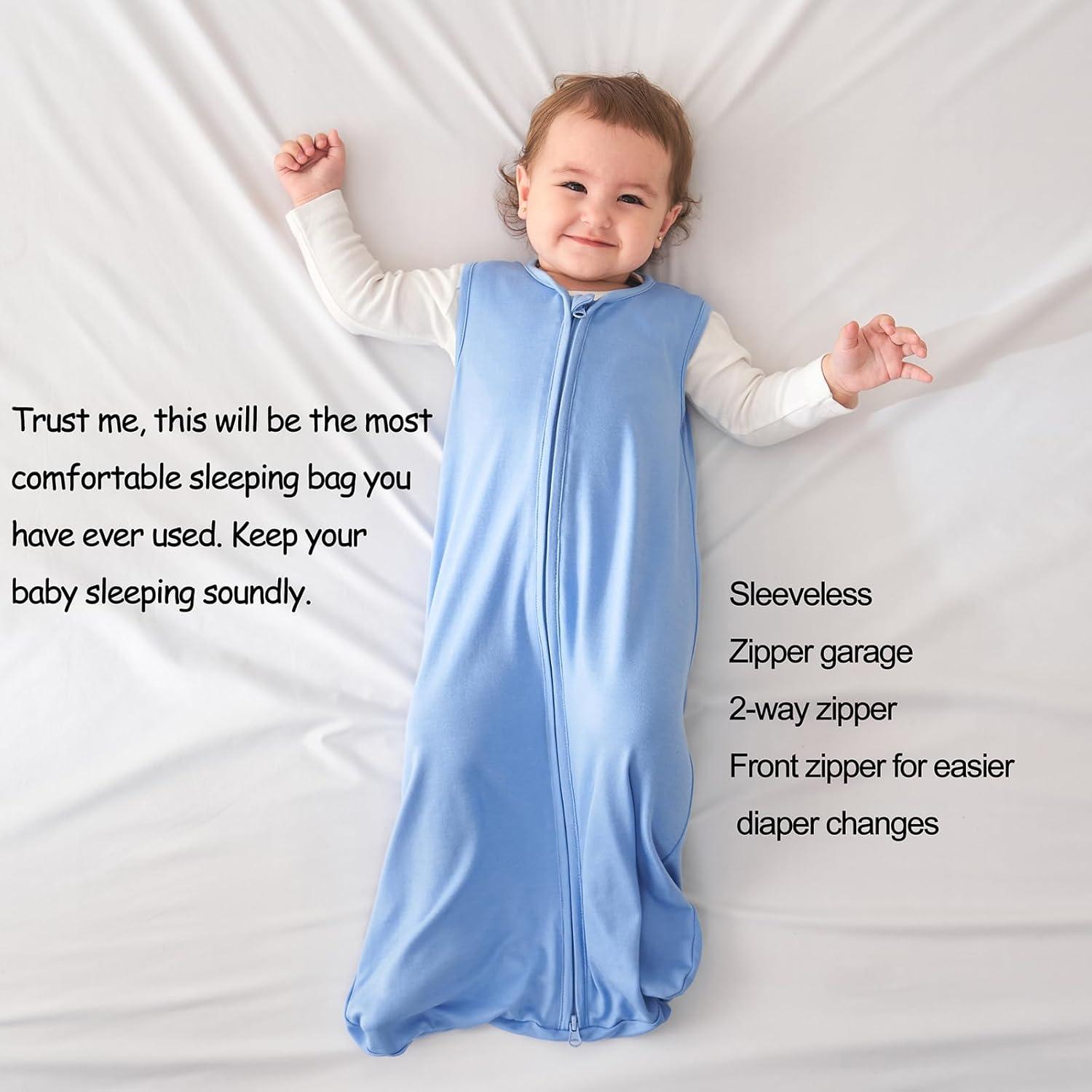 Saco de dormir Viforu 0.5 Tog para bebés 0-6 meses azul