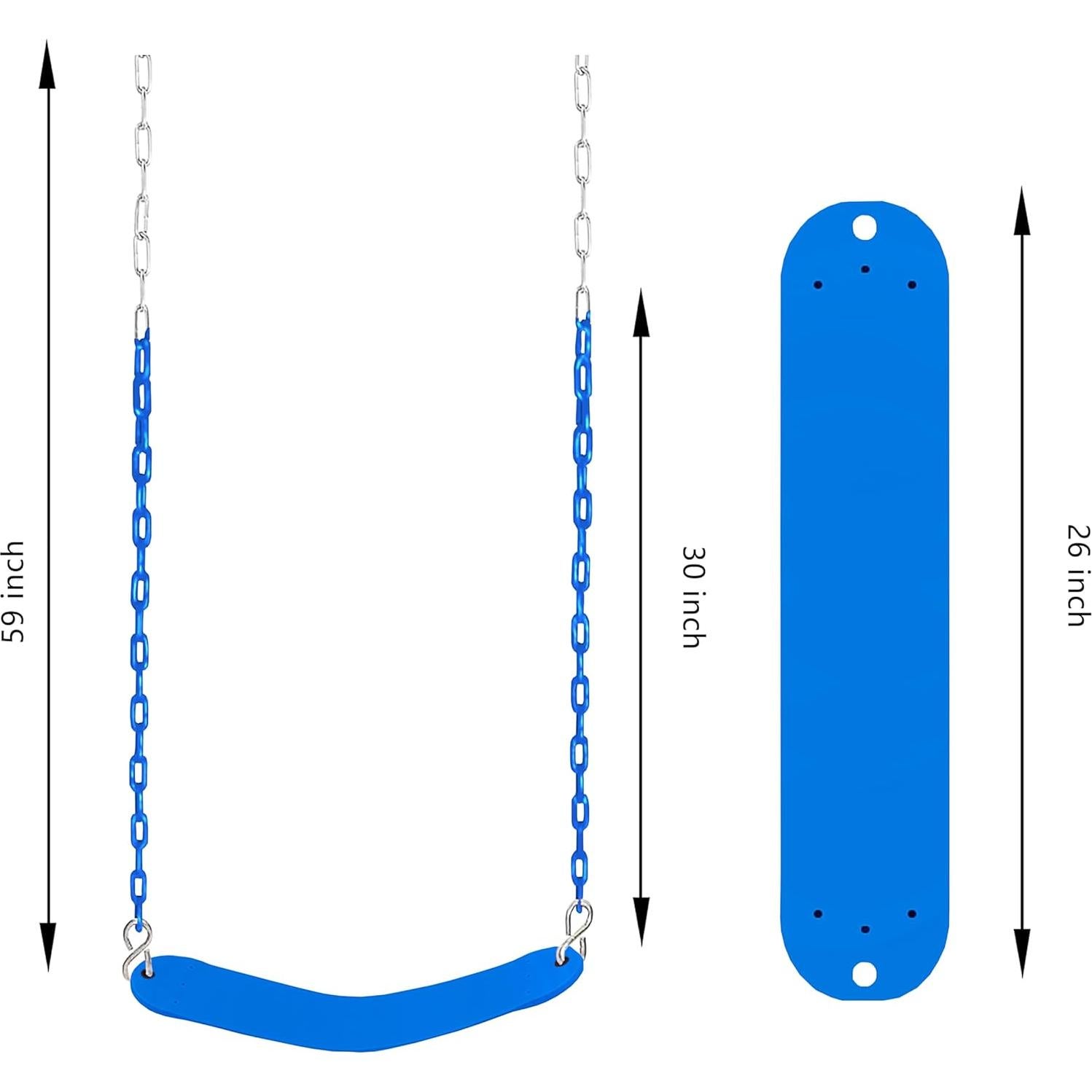 Asiento de Columpio KINSPORY para Niños - Alta Resistencia Azul
