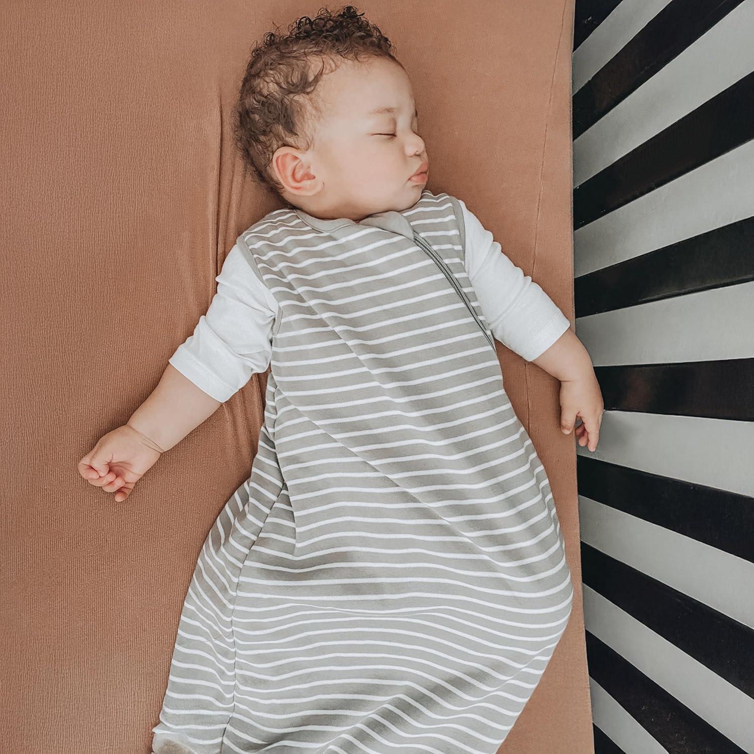 Saco de Sueño Woolino 4 Estaciones Bebés 0-6 Meses Gris