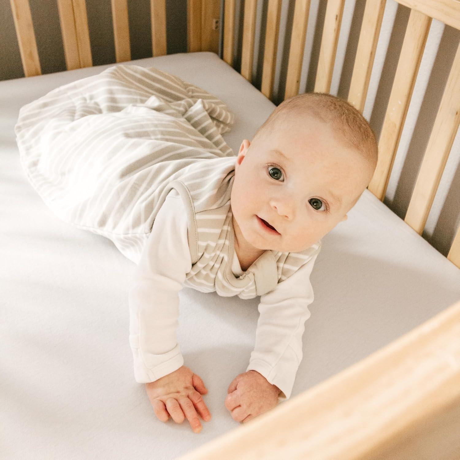 Saco de Sueño Woolino 4 Estaciones Bebés 0-6 Meses Gris