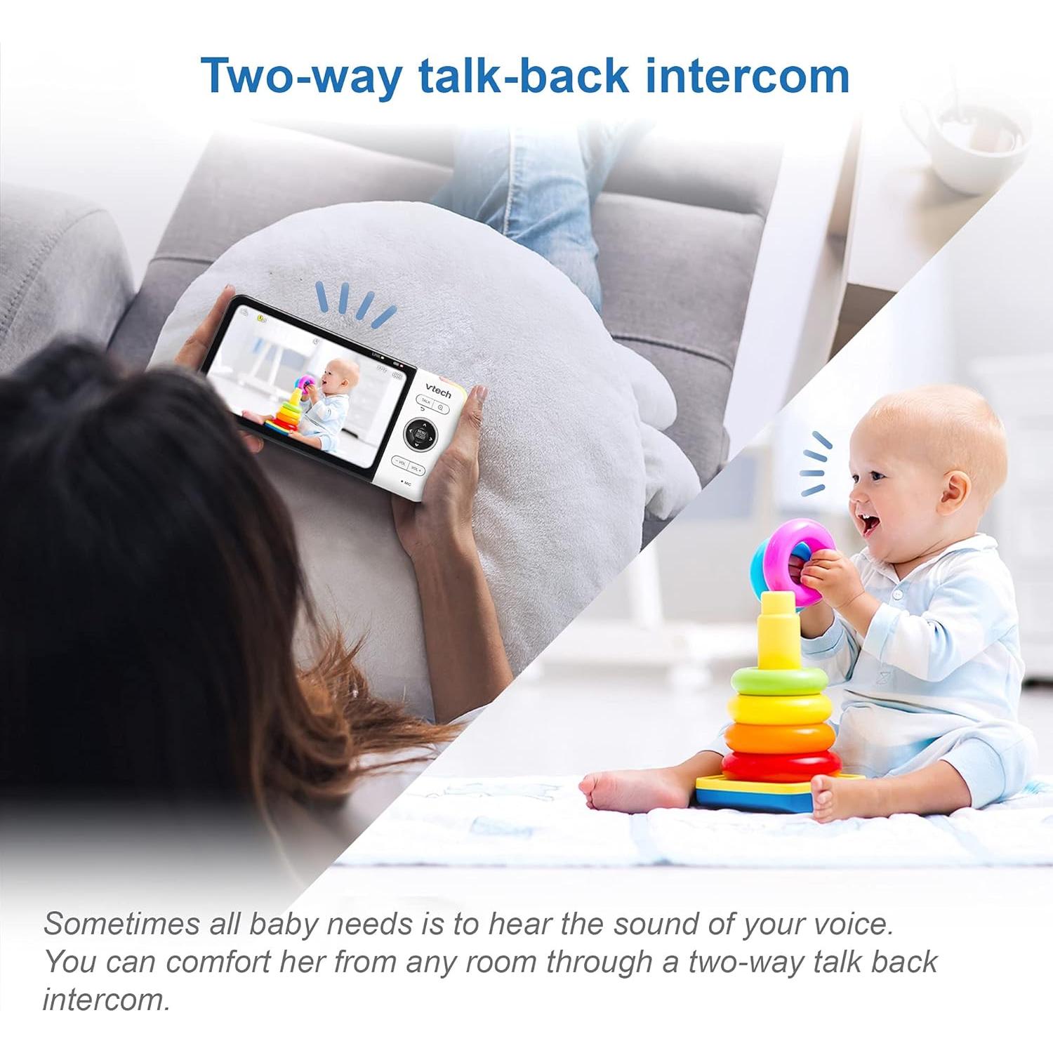 Monitor para Bebés VTech VM818HD 5" HD, Visión Nocturna, 1000 pies