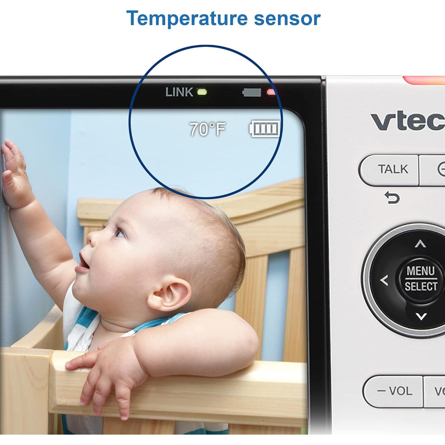 Monitor para Bebés VTech VM818HD 5" HD, Visión Nocturna, 1000 pies