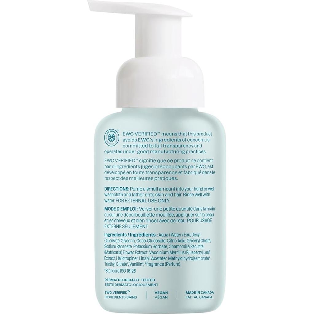 Jabón Espumoso 2-en-1 ATTITUDE para Bebés 295 ml - Buenas Noches