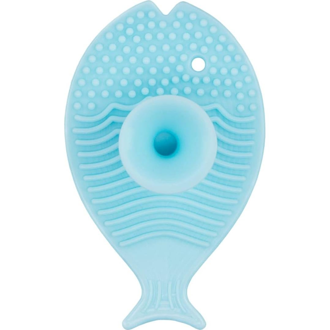 Cepillo de Silicona Innobaby para Bebés - Azul, Exfoliador Suave