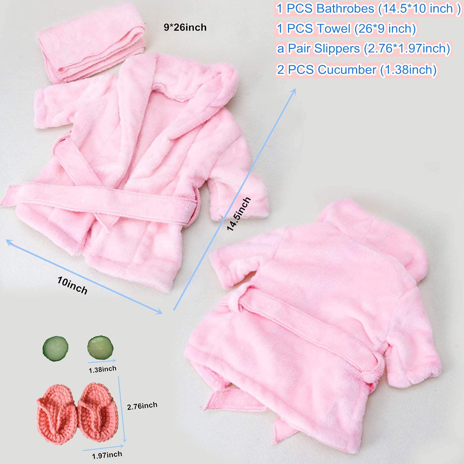 Conjunto Fotografía Recién Nacido DISTART 5 Piezas Algodón Rosa