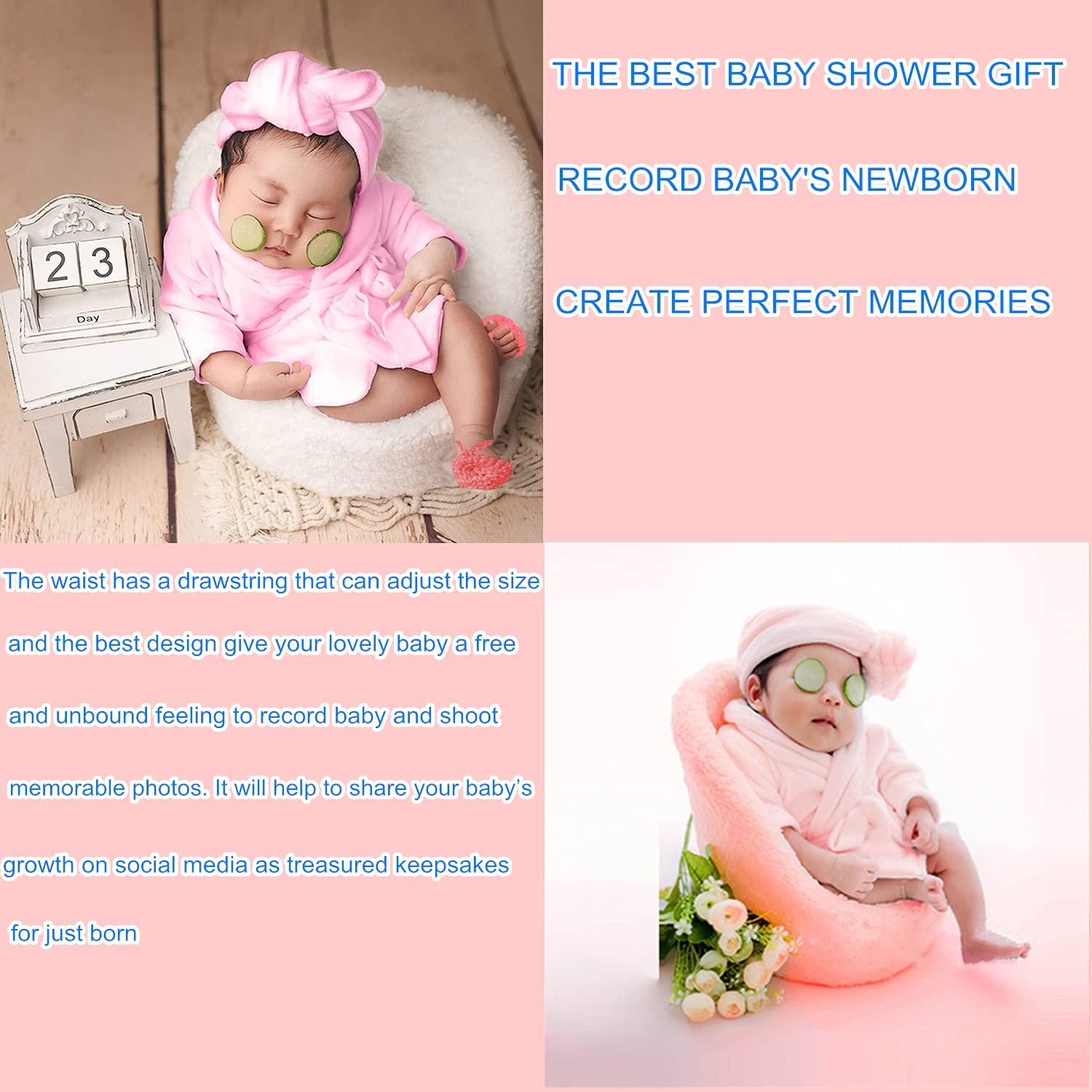 Conjunto Fotografía Recién Nacido DISTART 5 Piezas Algodón Rosa