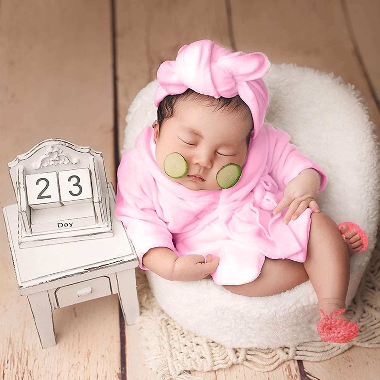 Conjunto Fotografía Recién Nacido DISTART 5 Piezas Algodón Rosa