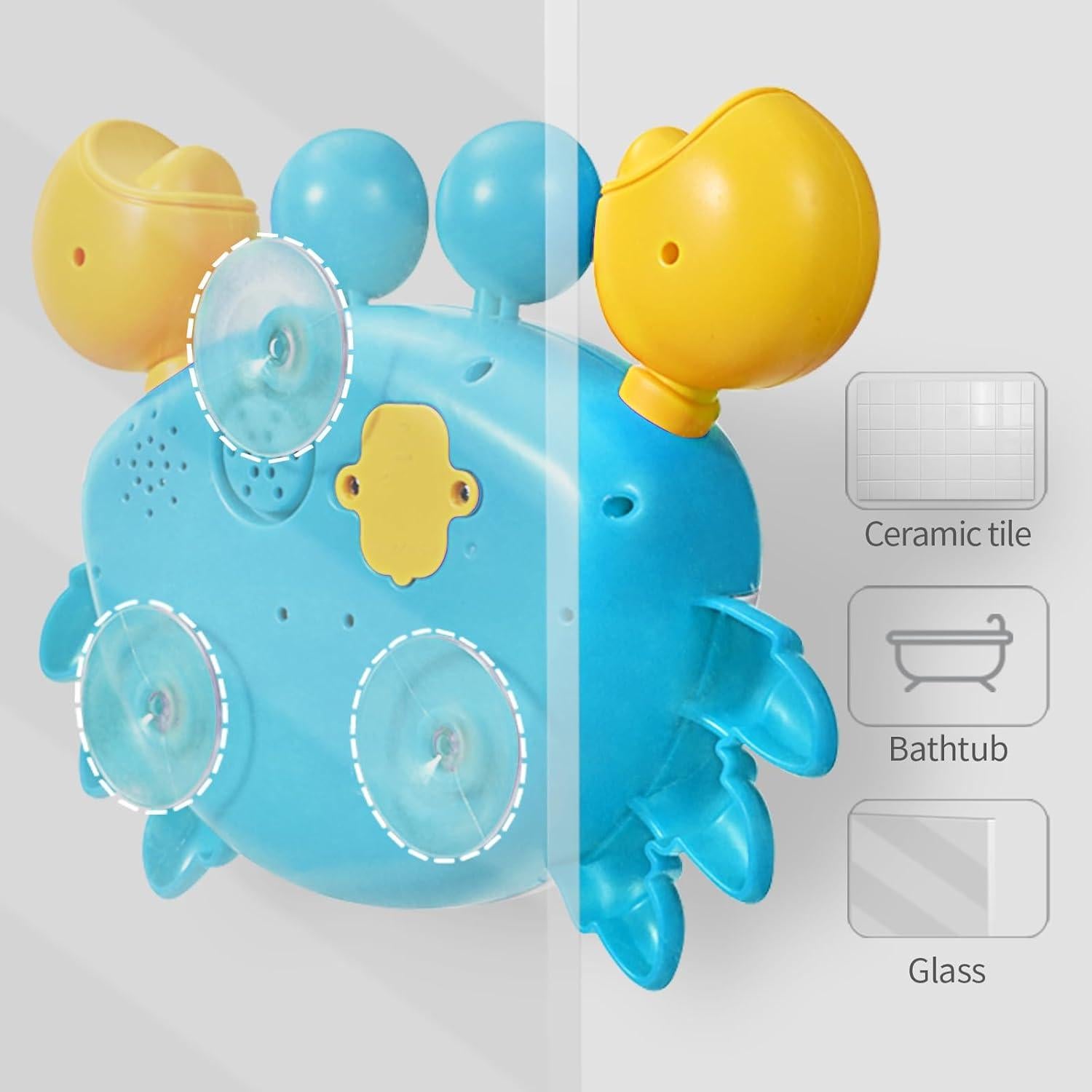 Cangrejo Hacedor de Burbujas Deejoy Azul con Música