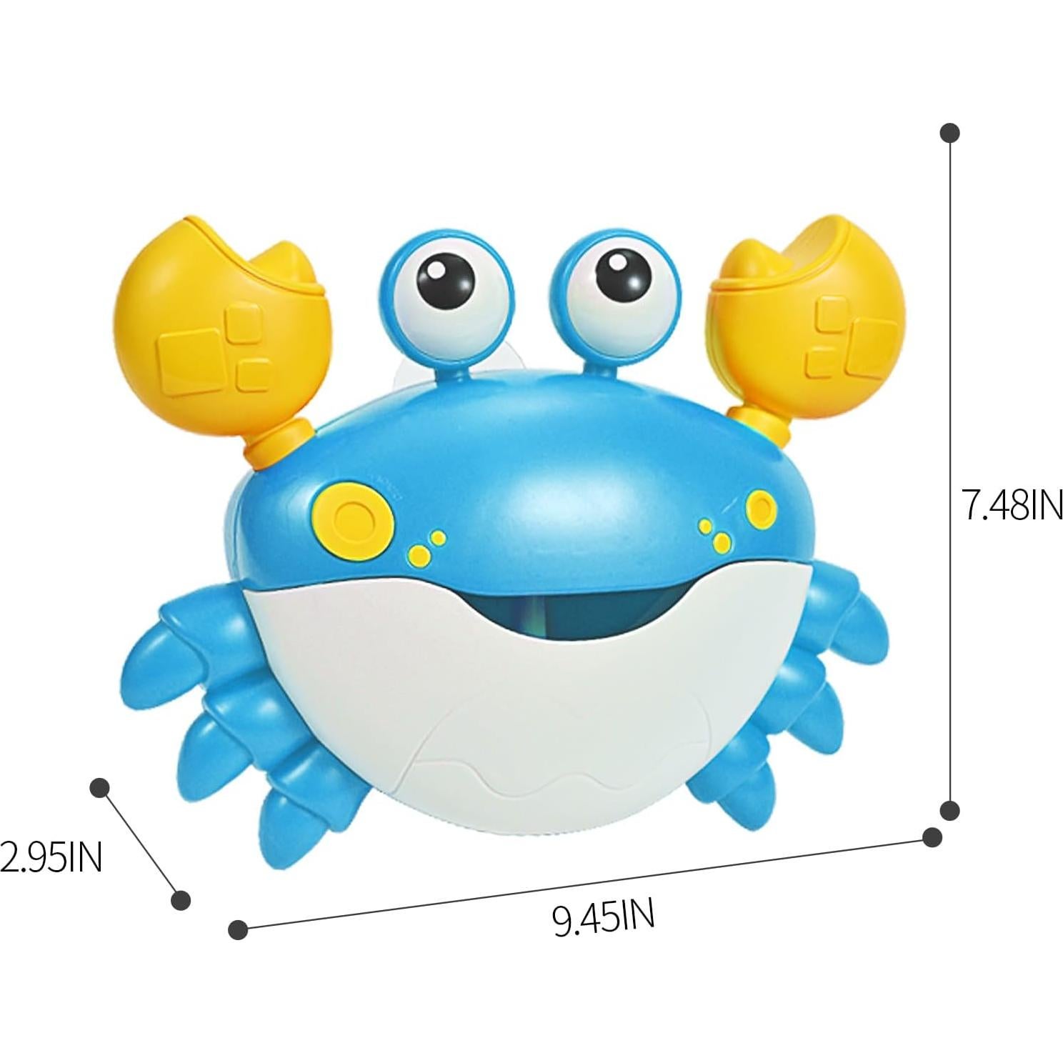 Cangrejo Hacedor de Burbujas Deejoy Azul con Música