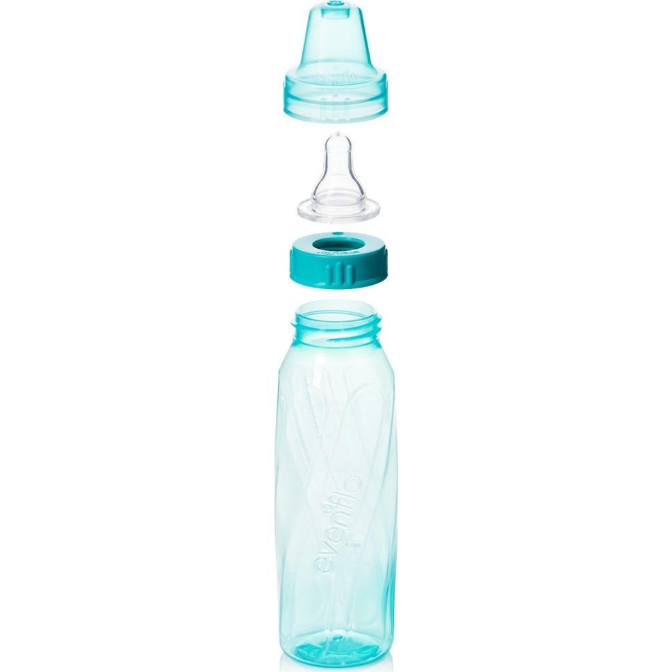 Botellas para Bebé Evenflo Clásicas 8 Oz Verde Teal Paquete 12