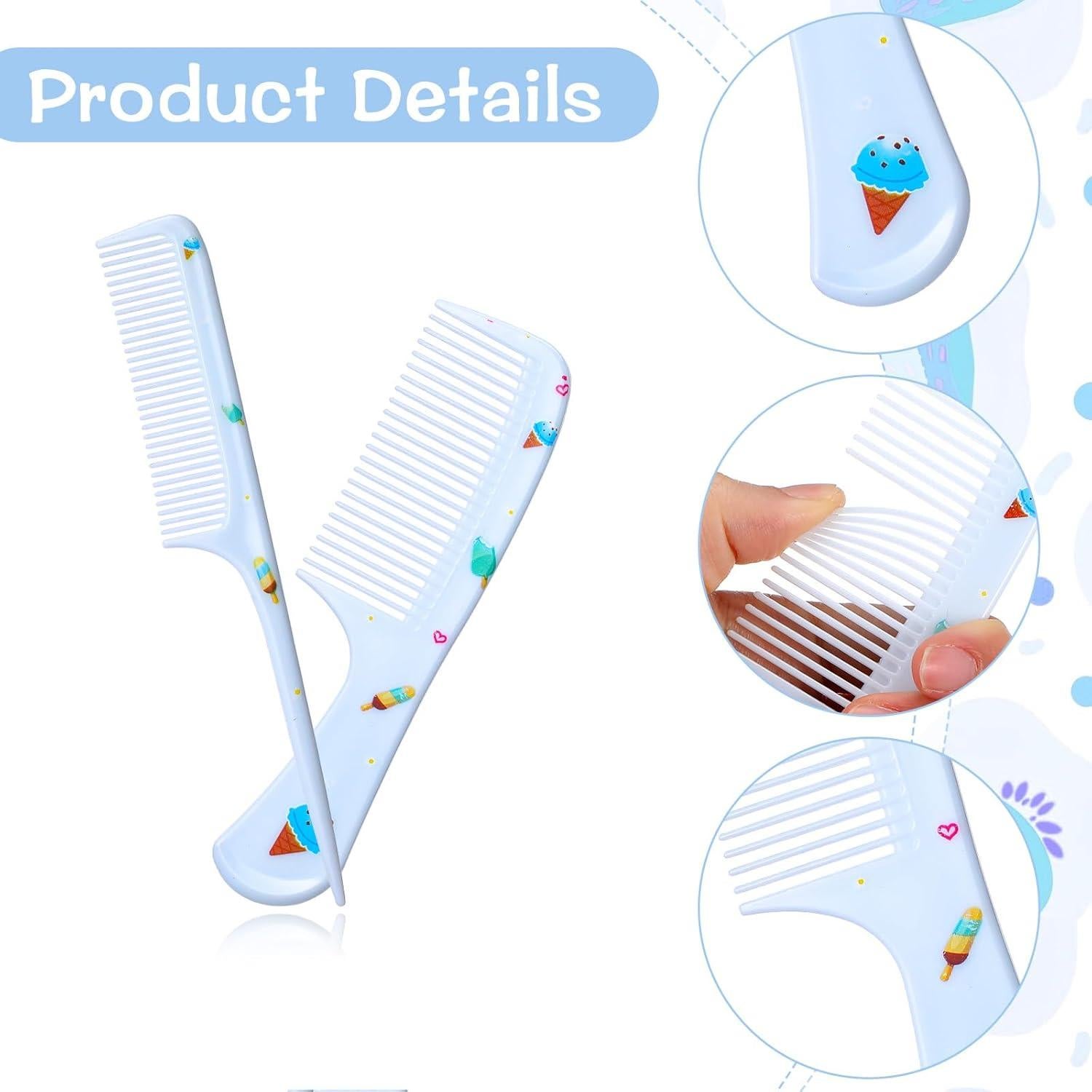 Juego de 2 Peines para Cabello Xinjoduz - Azul Helado