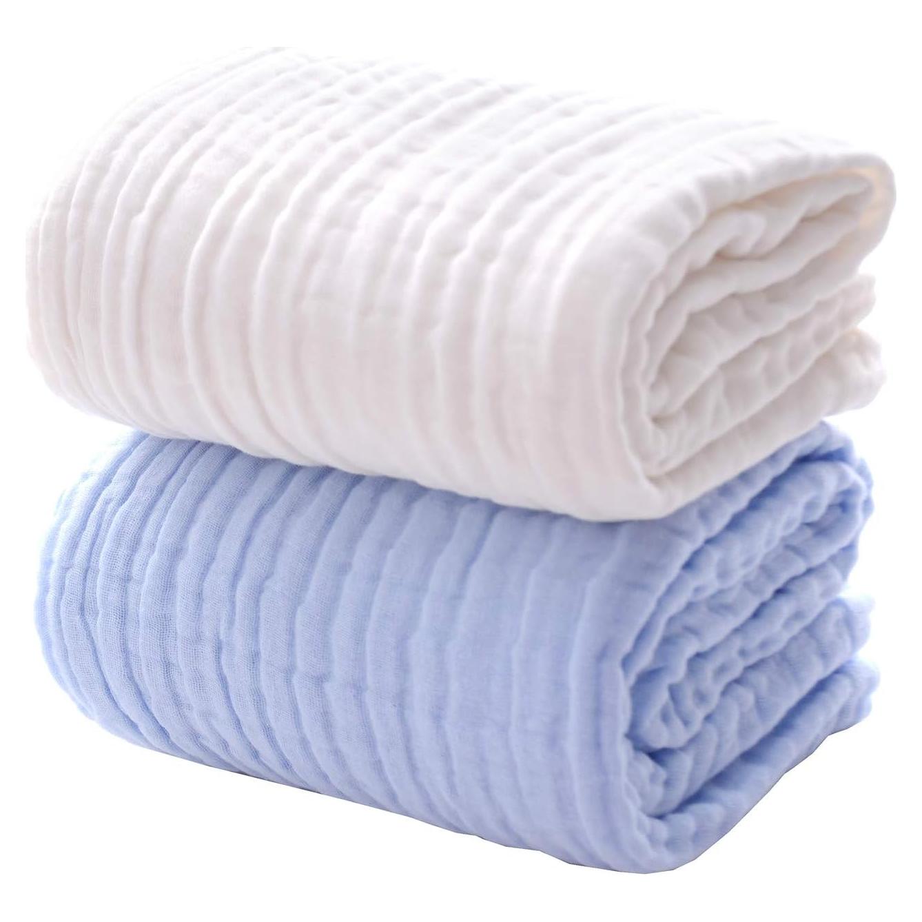 Toallas de Baño para Bebés MUKIN Algodón Suave 2 Piezas