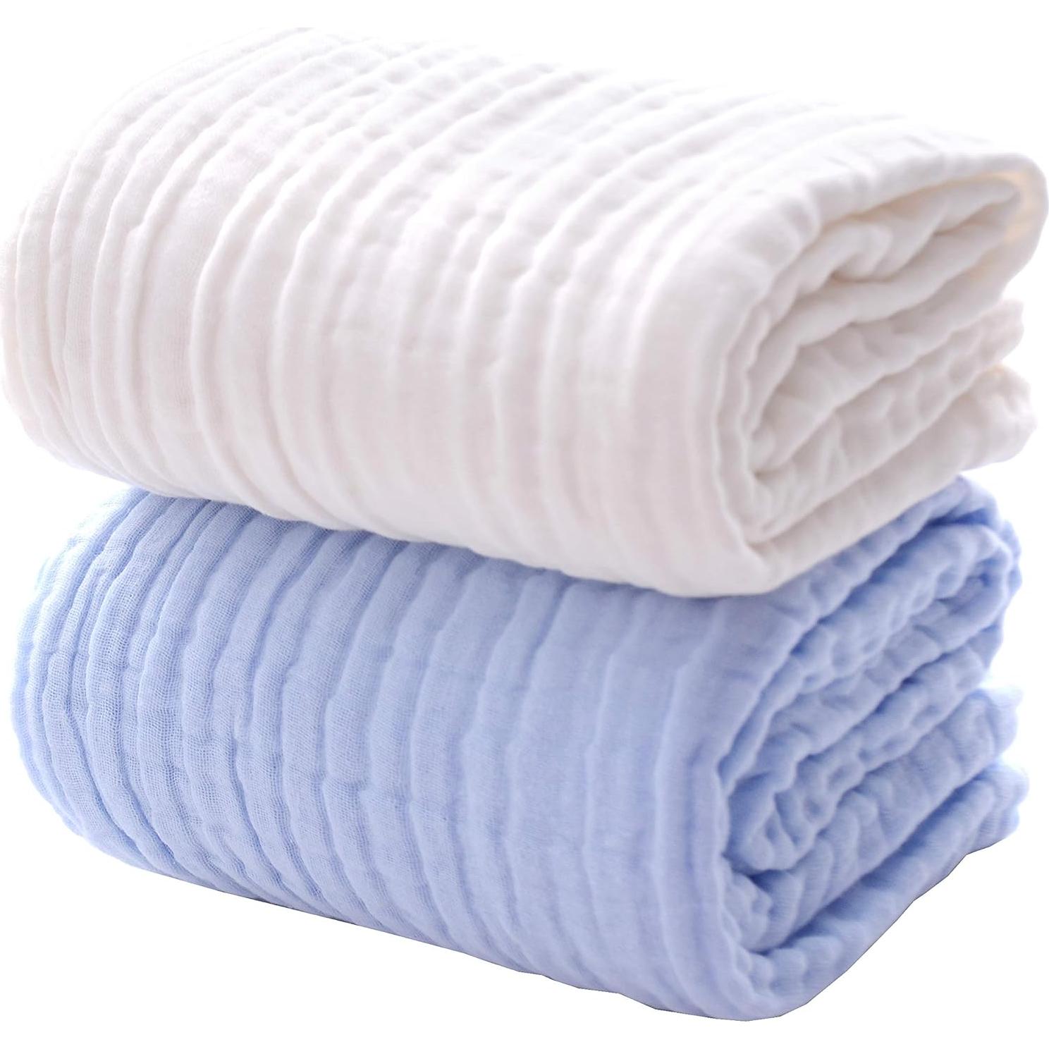 Toallas de Baño para Bebés MUKIN Algodón Suave 2 Piezas