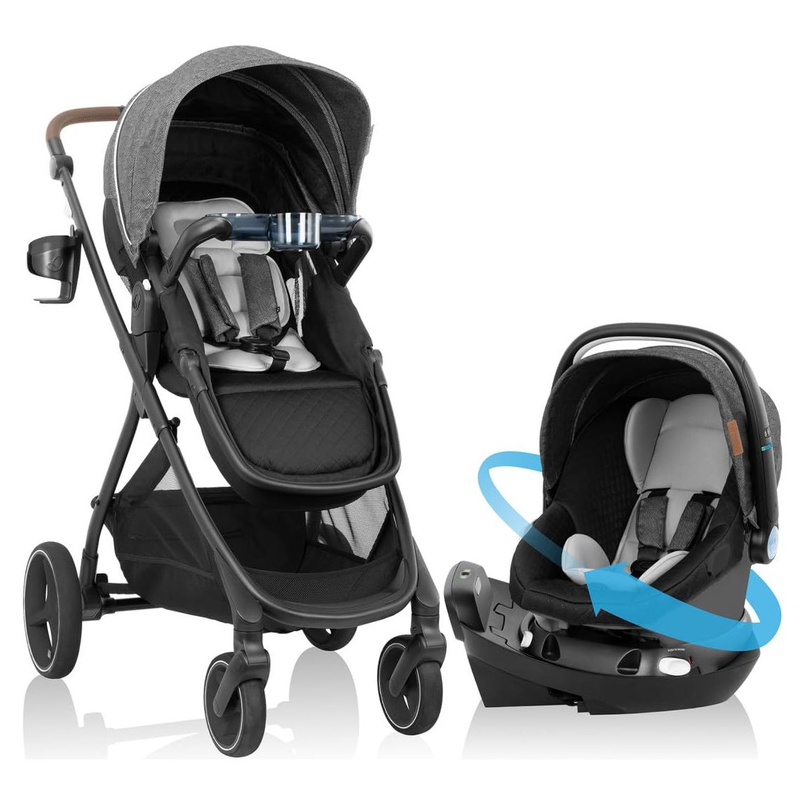 Sistema de Viaje Evenflo Shyft Intuiti+ con Asiento Rotacional