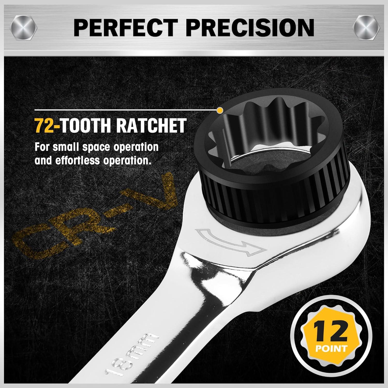 Juego de Llaves de Combinación 33 Piezas ELEAD | Acero CR-V