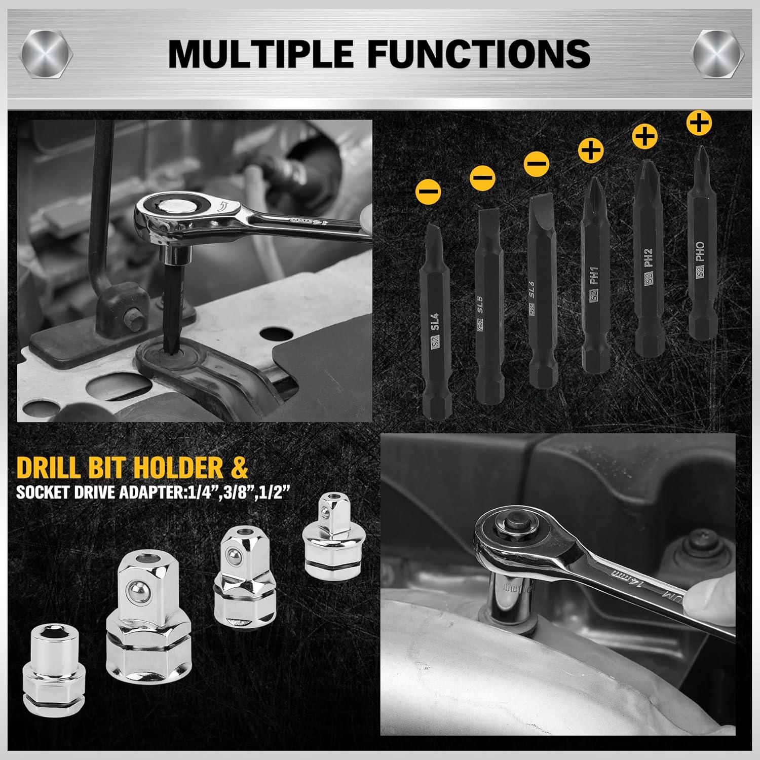 Juego de Llaves de Combinación 33 Piezas ELEAD | Acero CR-V