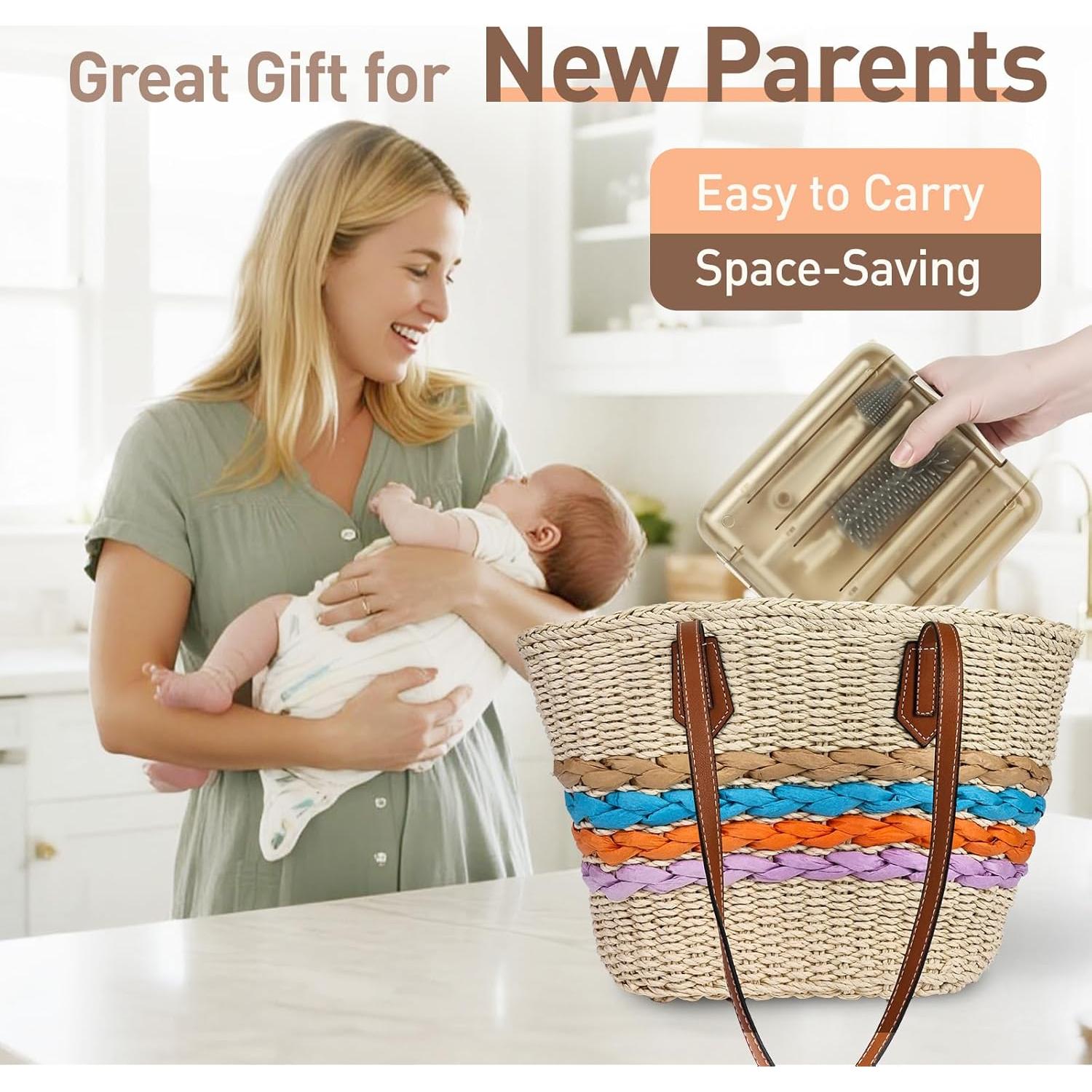 Juego de Cepillos para Biberones FXXQHT 6 en 1 Portátil