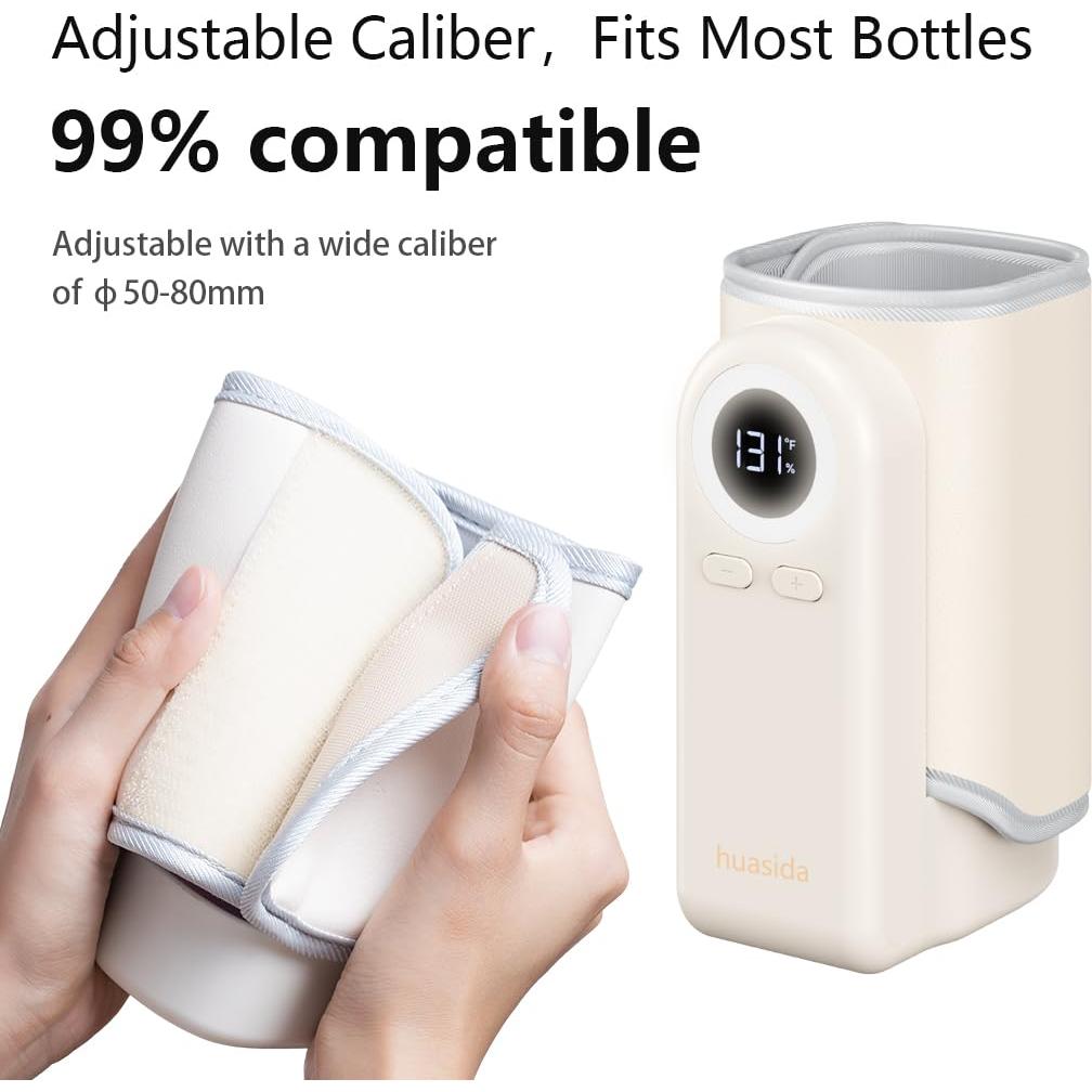 Calentador de Biberones Portátil 4 en 1 USB Verde